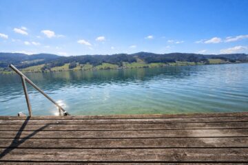 Seensucht am Irrsee – Gartenwohnung mit Badehütte, 4893 Zell am Moos, Wohnung